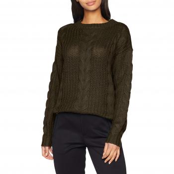 Suéter Vero Moda Vmalpine LS O Cuello BF, Gris Peat, Talla 40