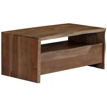 Acacia Wood Live Edges Coffee Table