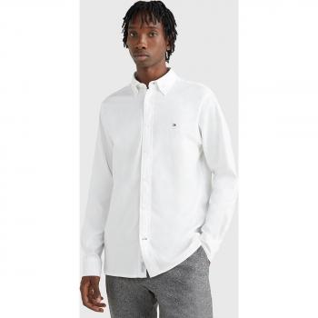 Manica Lunga Tommy Hilfiger Camicia Oxford 25037 Bianco