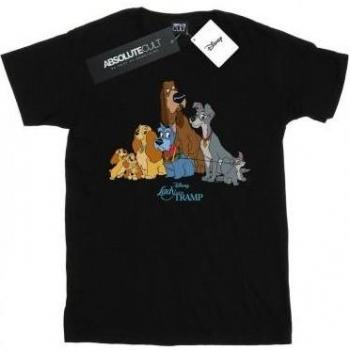 Disney Lady & the Tramp Classic Boyfriend Tee, White