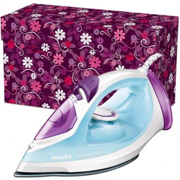 Philips Dampfbügeleisen türkis/violett/weiß GC2045/35
