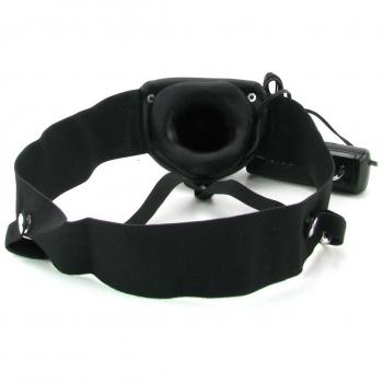 Gode ceinture creux vibrant Pipedream 17 cm noir