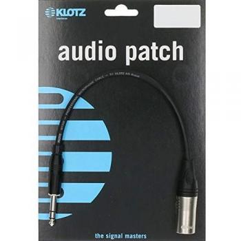Câble Patch TRS/Mâle XLR/Klotz 60 cm