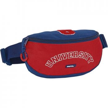 Gürtelbeutel Safta University (Rot Marineblau, 23x14x9 cm)