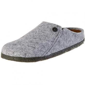 Pantofole Birkenstock Zermatt Standard FE grigio chiaro donna