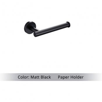 Matte Black Bathroom Hardware Kit
