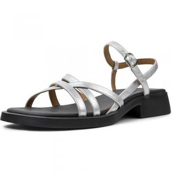 Women’s Grey Camper Dana Flat – 41, Soft Leather