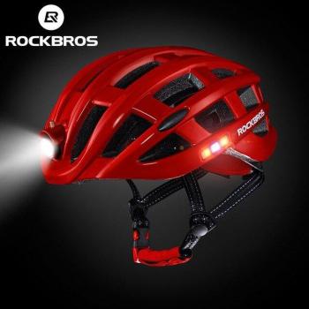 ROCKBROS Mountain Bike Helmet with LED Light