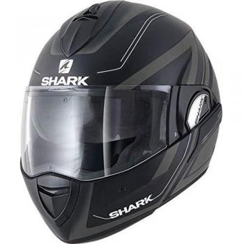 EVOLINE 3 HYRIUM MAT KAW – Schwarz-Helm für Motorräder – Größe S