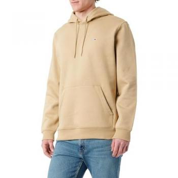 Tommy Jeans Sweatshirt »TJM REG S FLAG HOODIE« Beige