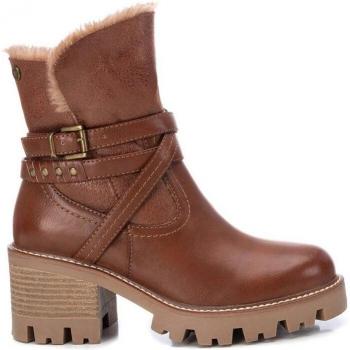 Stivaletti in pelle camel Refresh