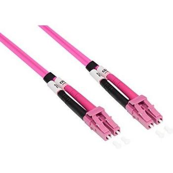 Blue‑Violet 3 m OM4 LC‑LC Jumper Cable
