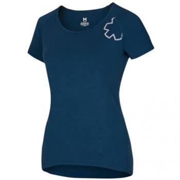 Ocun Damen T-Shirt Bamboo Blossom in Blau Größe L