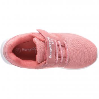 KangaROOS Unisex-Kinder Nihu EV Sneaker, Mauve Glow/White