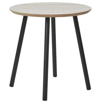 Nordic House – Table d’appoint Travertin Beige 40 cm