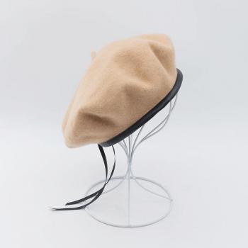 COKK Solid Color Wool Beret