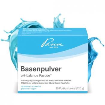 Pascoe Basenpulver pH-balance zur Unterstützung des Säure-Basen Haushalts, 30 pcs. Sachets