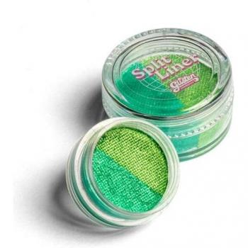 Peridot Green Metallic Eyeliner Split Liner