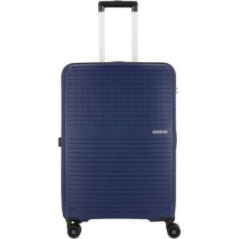 Mala de Viagem 66cm Azul-Marinho com 4 Rodas