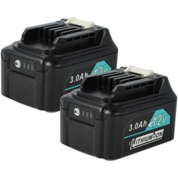 Compatibilité Makita JV101DY1J – Pack double batterie 3000 mAh