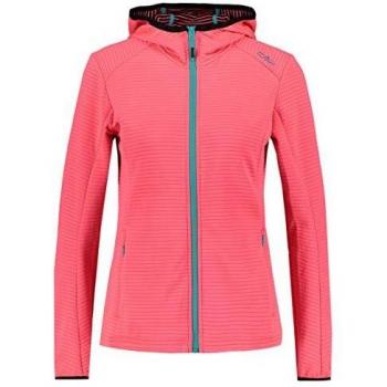 Chaqueta de forro polar para mujer CMP, color rosa y capucha