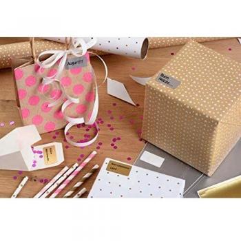 Wolkenkleurige Gouden Etiketten 48 x 18 (10FF)