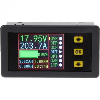 Voltímetro Digital LCD con Amperímetro DC