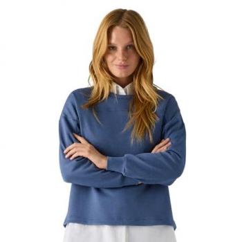 Jersey liso puño en las mangas azul Ysabel Mora