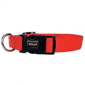 Collier Nylon 20 mm Rouge pour Chien 40-50 cm