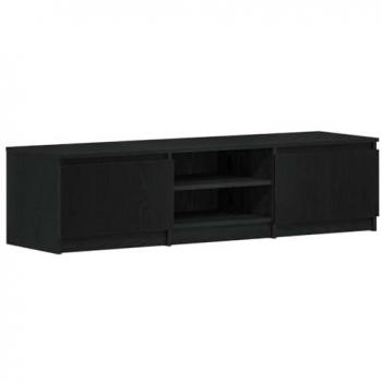 Black Oak Entertainment Unit 140×40×35.5 cm – Engineered Wood