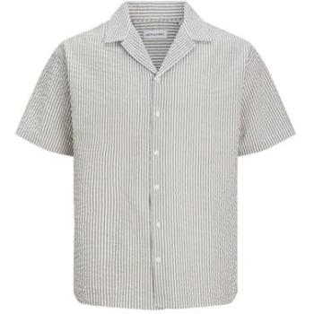 Camicia a maniche corte Jack & Jones Aydan Crockery XL, design a strisce
