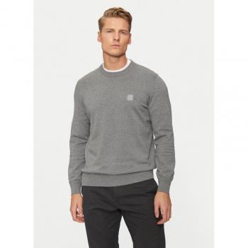 Boss Grau Regular Fit Pullover