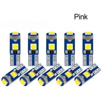 10pcs T5 LED Canbus W3W W1.2W 12V Dashboard Indicator Bulbs