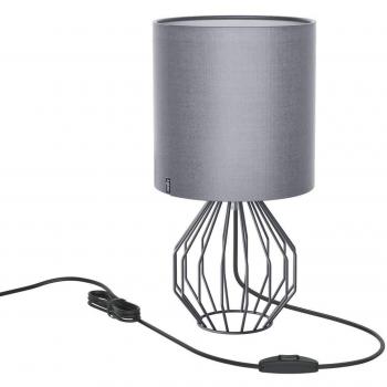 Tischleuchte „Silberkorb“ – Minimalistisches Nachttischdesign mit LED