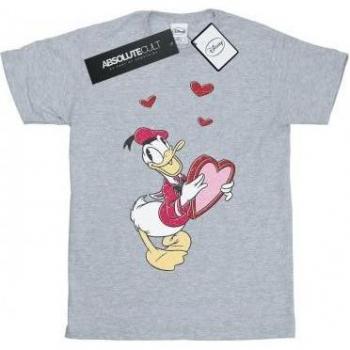 T-shirt Uomo Disney Paperino Cuore Amore XXL Grigia
