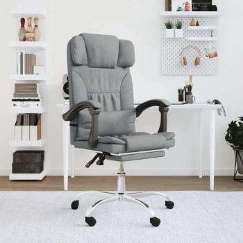 Chaise de Bureau Massante Gris