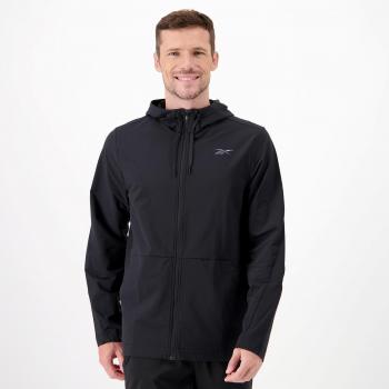 Chaqueta Deportiva Reebok Negra y Gris L