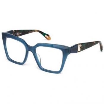 Cavalli VJC117 Women’s Blue Eyeglasses, 53mm – One‑Size Fit