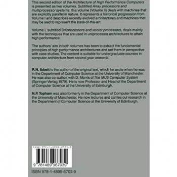 Architecture of High Performance Computers Volume II: Array processors and multiprocessor systems