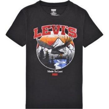 Levi's Boys' Black T-Shirt with Soar Like An Eagle Design