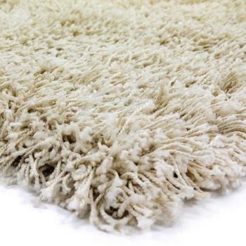 Tappeto Tenessee 160 x 230 cm a pelo lungo Beige Ecru