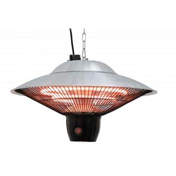 Jet-Line Atlas Outdoor-Lampe – Elektrische Heizstrahlung – Silber – mit Fernbedienung