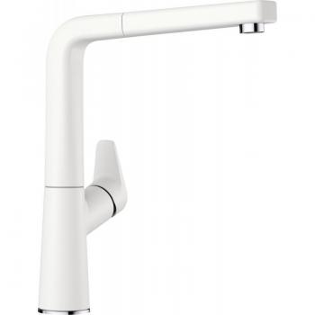 Blanco Avona-S Mitigeur d'évier avec bec extractible, blanc 521280 SILGRANIT-Look silgranitwhite