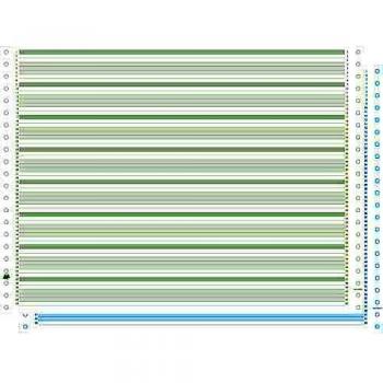 Exacompta 1000 Feuilles Autocop. Vert/Bleu 380x11