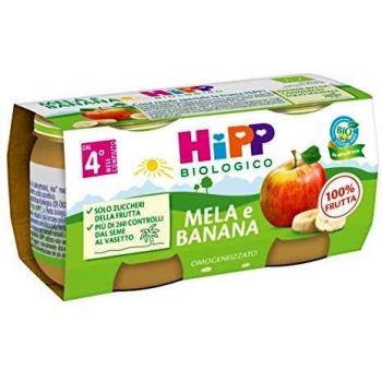 Hipp omog mela/banana 2x80g