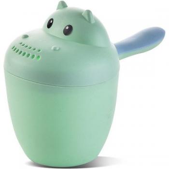 Cuchara plástica para baño de bebé con oso