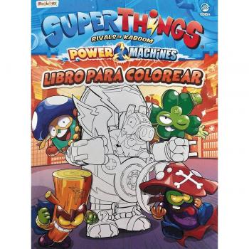 Libro Para Colorear Superthings Power Machines