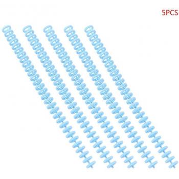 5pcs Plastic Spiral Binding Rings for 30 Hole Notebooks
