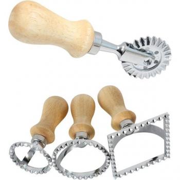 Pasta and Dumpling Maker with Wooden Handle