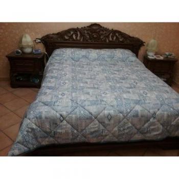 Pilloletta Matrimoniale Winter 250x260 cm Bicolore Stampata Anallergica 300g/m² Italia